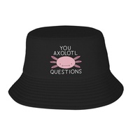 You Axolotl Questions Funny Axolotl Wholesale Hip Hop Fisherman'S Hat