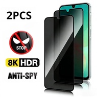 1-2Pcs Full Cover Privacy Black Edge Glass Film For Oukitel WP52 WP50 WP39 WP38 Screen Protector For