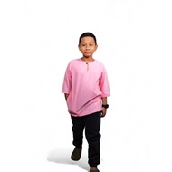 Children's Kurta Boys Cotton T-shirt Cool Comfortable Modern Kurta Casual 3 Quarter 3/4 Sleeves | So