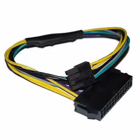 30cm ATX 24Pin to 8Pin PSU Power Adapter Cable Motherboard Replacement Cord for DELL Optiplex 3020 7