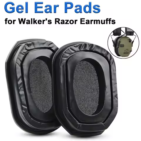 Gel Ear Cushions Replacement for Walker's Razor Earmuffs Sealed Bottom Shooting Outdoor Headphone Ea