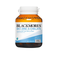 Blackmores แบลคมอร์ส Bio Zinc A Chelate (90 Tabs) ไบโอ ซิงค์ เอ คี เลต ผลิตภัณฑ์เสริมอาหาร 90 เม็ด