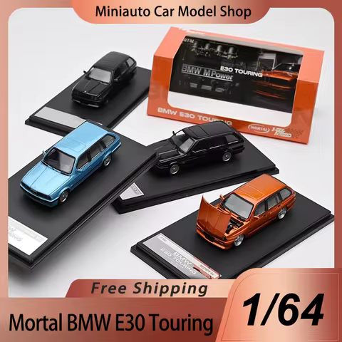 New In Stock Mortal 1:64 Bmw E30 Touring Alloy Miniature Diecast Model Bmw E30 Wagon Car Model Bmw S