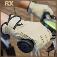 1 Pair Electric Welding Work Gloves Leather Welding Gloves Heat Resistant Security Work Gloves