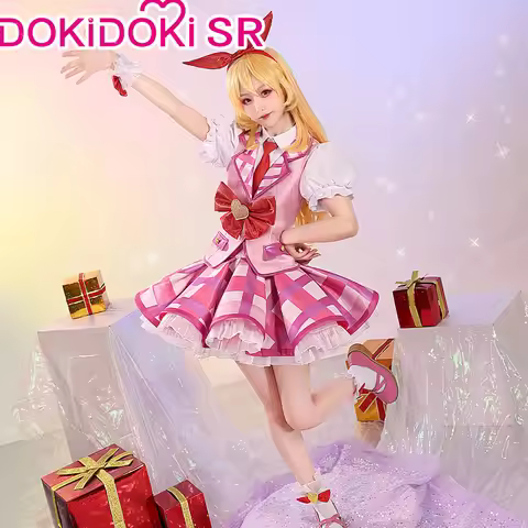 Hoshimiya Ichigo Cosplay Anime Aikatsu DokiDoki-SR Cosplay Costume Women Cute Aikatsu Ichigo Cosplay