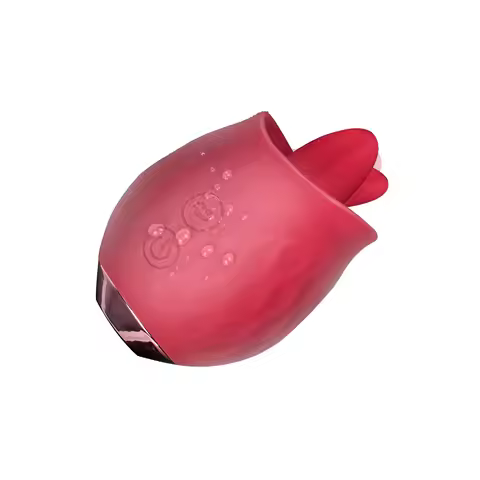 Anal Vagina Clitoral Tongue Licking Vibrator Rose Shape Vagina G-Spot Oral Nipple Vibrating Clitoris