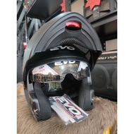 EVO VXR 5000 MODULAR HELMET (M. black) with EXTRA LENS and FREEBIES