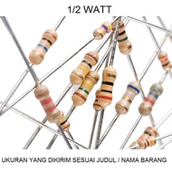RESISTOR 220,000R 220K OHM 1/2 0.5 WATT