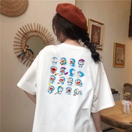 Robot Cat Women's Short Sleeve T-shirt Bst1804 Unisex Round Neck