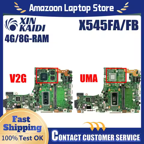 For ASUS Vivobook 15 X545F X545FJ X545FB Motherboard 6050A3340402 X545FA Laptop Mainboard i3 i5 i7-1