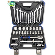 HL Socket Wrench Set kunci ring pas 37pcs HNL HL H&L HL72T37 Ratchet Handle/ Socket Wrench 8-32mm So