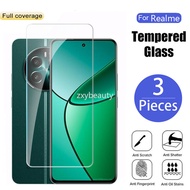 Realme 12 Plus 5G 2024 Screen Protector Full Cover Transparent Tempered Glass for Realme12Plus 12Plu
