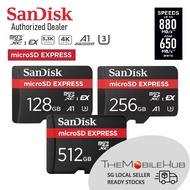 SanDisk MicroSD Express Card 128GB 256GB 512GB Up to 880MB/S Micro SD Card PCIe NVMe Memory Card SDS