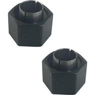 2 Keping Collet Router 1/2" 12.7mm Sesuai Untuk DW 326286-04 DW616 DW618 DW6212, Untuk Router Crafts