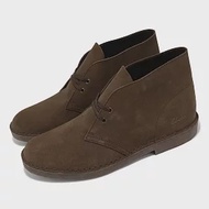 Clarks 休閒鞋 Desert Boot 2 男鞋 棕 沙漠靴 皮革 短靴 英倫風 克拉克 26161250