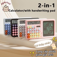HIGHVIEWLS  Calculator, With LCD Writing Board 12-Digit Scientific Calculator, Cartoon Standard Func