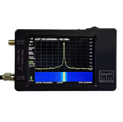 TinySA 2.8 inch Display 100kHz to 960MHz Hand held Tiny Spectrum Analyzer with ESD Proteced