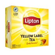 立頓 - 【1件】黃牌紅茶包 (120個茶包) (FT) (運送途中可能會有輕微荼葉碎跌出, 實屬正常現象) (此日期前最佳: 2026.07.26或之後)