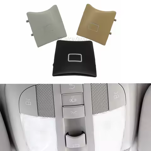 New Car Sunroof Window Button Roof Light Control Switch Cover ABS Car Accessories For Mercedes-Benz 