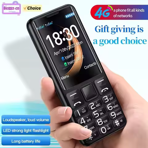 i79 (H6) 4G Elderly Mini Cellphone 2.4Inches TFT Screen 32MB RAM No Camera Torch Dual SIM English ke