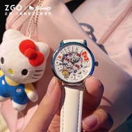 ZGO ZGO-Sanrio HelloKitty Student Watch Girl Junior High School Cute Quartz Watch Birthday Gift