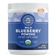 Serbuk Blueberry Liar Organik oleh Vimergy - Menyokong Kesihatan Otak & Fungsi Kardiovaskular, 250g,