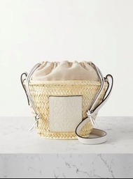 全新正品 Loewe 白色 藤籃包 側孭袋 六五折發售