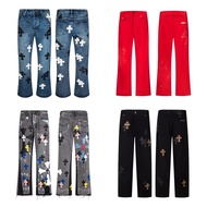 Chrome Hearts Graffiti Painting High Street Jeans
