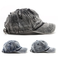 Ripped Jean Men Baseball Cap Women Cap Unisex Cap Topi Besbol Lelaki Topi Perempuan 棒球帽男女 鸭舌帽男女 Cjea