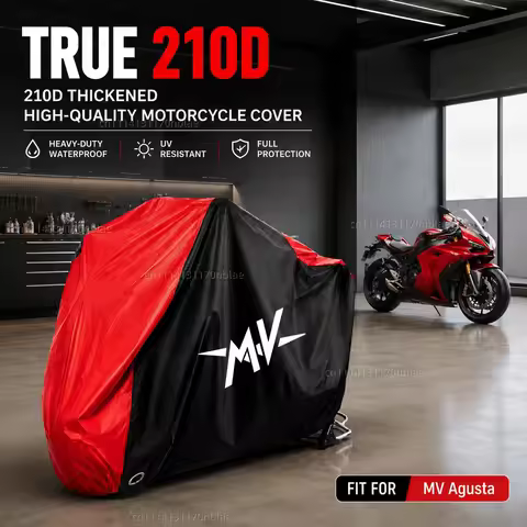 For MV Agusta 675 800 Brutale 800 1000 Turismo Veloce RC 210D Motorcycle Cover Waterproof Dustproof 