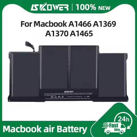 SKOWER High Performance A1375 A1406 A1405 A1377 Laptop Battery For Apple Macbook Air 11 13 Inch A146