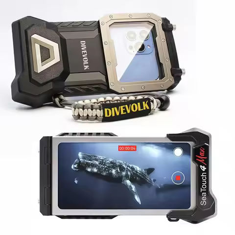 DIVEVOLK Seatouch 4 Max Plus Waterproof Phone Housing Underwater Case For iPhone 7 8 9 11 12 13 Max 