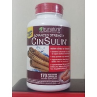 blood sugar TruNature Cinsulin blood glucose sugar level diabetic diabetes supplement with vitamin D