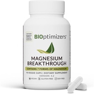 BIOptimizers Magnesium Breakthrough Supplement with 500mg - 7 Forms of Magnesium: Glycinate, Malate,