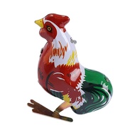 Retro Rooster Toy Cute Wind Up Clockwork Jumping Chicken Toy Hopping Rooster Toys