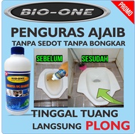 BIO-ONE PAKET ISI 2 OBAT  WC MAMPET TERBAIK TANPA SEDOT PELARUT TINJA