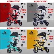 Sepeda Roda Tiga Anak Aviator 7713 Sepeda Anak Stroller Roda Tiga 7713