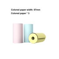 57mm Wide Printer Paper Portable Mini Printer Printing Paper Sticker Paper Label Paper Typo Color Pr