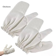 ChicAcces Bathing Gloves Wear-resistant Bath Mitts Garshana Grege Silk Ayurvedic Massage Gloves – Ex