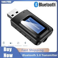 【Hot demand】 Usb Bluetooth Audio Bluetooth 5.0 Adapter For Car Pc Tv Hd Hifi Receptor Wireless Adapter Lcd 3.5mm Aux