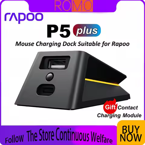 Rapoo P5Plus Rgb Magnetic Wireless Gaming Mouse Charging Dock for Vt7 Vt3 Vt3s Vt1 Vt9pro Rgb Backli