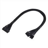 (LAWC) 14+10Pin to 24 Pin ATX Power Supply Cable 20+4 Pin PC PSU Motherboard Cable for Corsair AX150