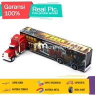Diecast Miniature Toy Car Container Truck Trailer Iron Metal Kenworth