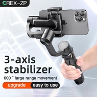 Smartphone Gimbal 3-Axis Handheld Stabilizer with Fill Light for Cell Phone iPhone 13 pro max Xiaomi Huawei TikTok Vlog