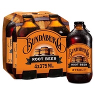 Bundaberg Brewed Drinks Root Beer [4x375ml] Non-alcoholic