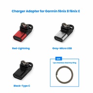 Charger Adapter for Garmin fēnix 8 E 7 7S 7X for Forerunner 965 955 945 for Garmin Charing Adapter