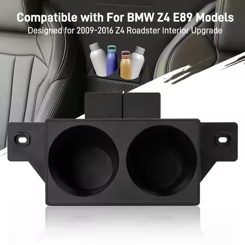 Automobile ABS Double Hole Beverage Cup Holder For BMW Z4 E89 Models Designed For 2009-2016 Z4