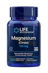 ✈️ 代購美商LIFE EXTENSION 檸檬酸鎂 Magnesium Citrate 100mg100粒膠囊 已到貨