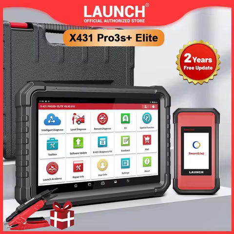 LAUNCH 2025 X431 PRO3S+ Elite SmartlinkC 2.0 Bi-Directional Diagnostic Scan Tool with J2534 Coding,T