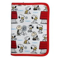 🇯🇵日本直送 Peanuts Snoopy Pouch Wallet Multifunction Travel Bag Passport Holder Document Storage Pocket 